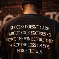 FORCE THE WIN — “Chased By Hate, Finish Anyway” Long Sleeve – Image 4