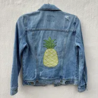 Pineapple Denim Jacket – Image 2