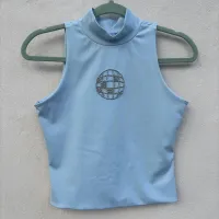 Disco Ball Mock Neck Tank – Image 2