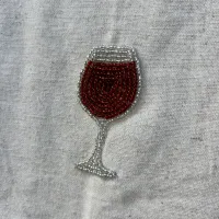 Wine Glass Tea Towel – Image 1