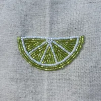 Lime Wedge Tea Towel – Image 1