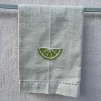Lime Wedge Tea Towel – Image 2