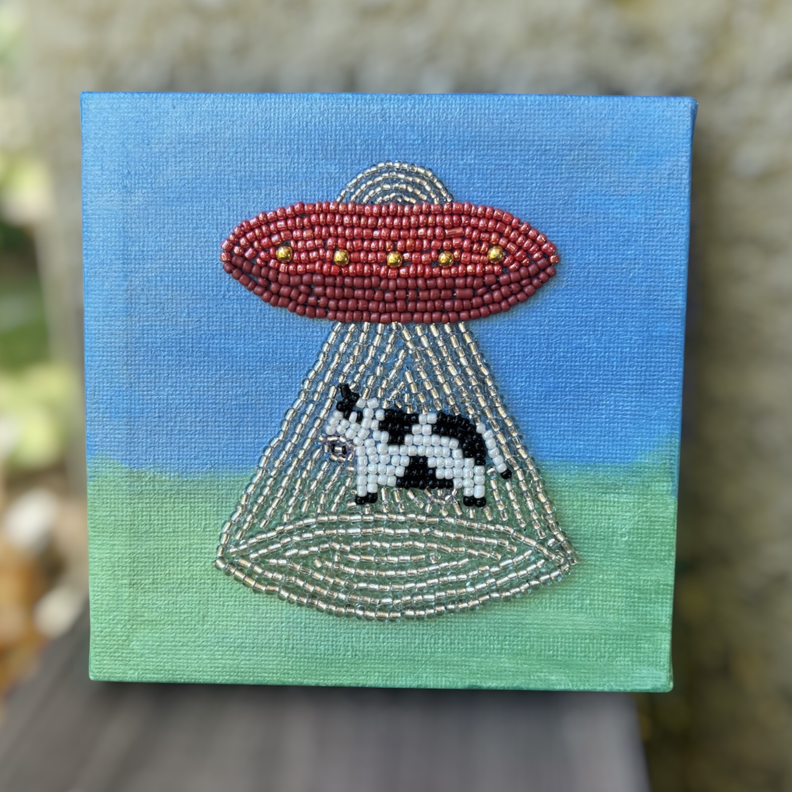 Alien Abduction Mini Artwork – Image 1