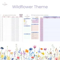 Time Blocking Calendar – Wildflower