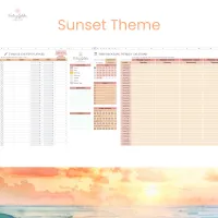 Time Blocking Calendar – Sunset