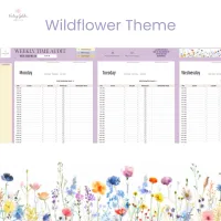 Weekly Time & Energy Audit – Wildflower