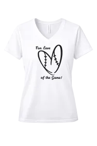 For Love of the Game Tee - LVL45V Volunteer Knitwear™ Women’s Daily V-Neck – Image 1