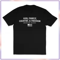 God & Family - VL100 Volunteer Knitwear™ White Font – Black, S
