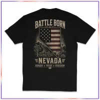 Battle Born V1 - VL100 Volunteer Knitwear™ All-American Tee – Black , S