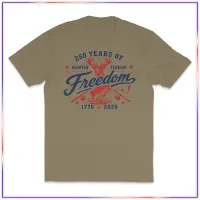 Huntin Fishin - VL100 Volunteer Knitwear™ All-American Tee – Coyote Brown, S