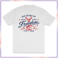 Huntin Fishin - VL100 Volunteer Knitwear™ All-American Tee – White, XL