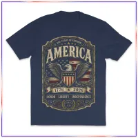 Honor Liberty - VL100 Volunteer Knitwear™ All-American Tee – Navy, S