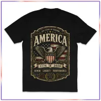 Honor Liberty - VL100 Volunteer Knitwear™ All-American Tee – Black, S