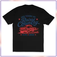 Raised Country - VL100 Volunteer Knitwear™ All-American Tee – Black, XL