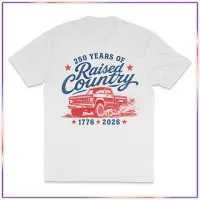 Raised Country - VL100 Volunteer Knitwear™ All-American Tee – White, XL