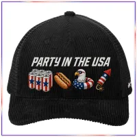 Party In The USA Spacecraft Conway Trucker Cap – Black