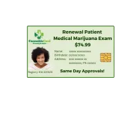 Renewal Patient Medical Marijuana Card Exam – Image 1