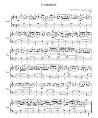 Invención a 2 Voces — Partitura para Piano Solo – Image 1