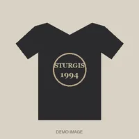 DEMO - 1994 Harley-Davidson Sturgis tee, faded black, L – Image 1