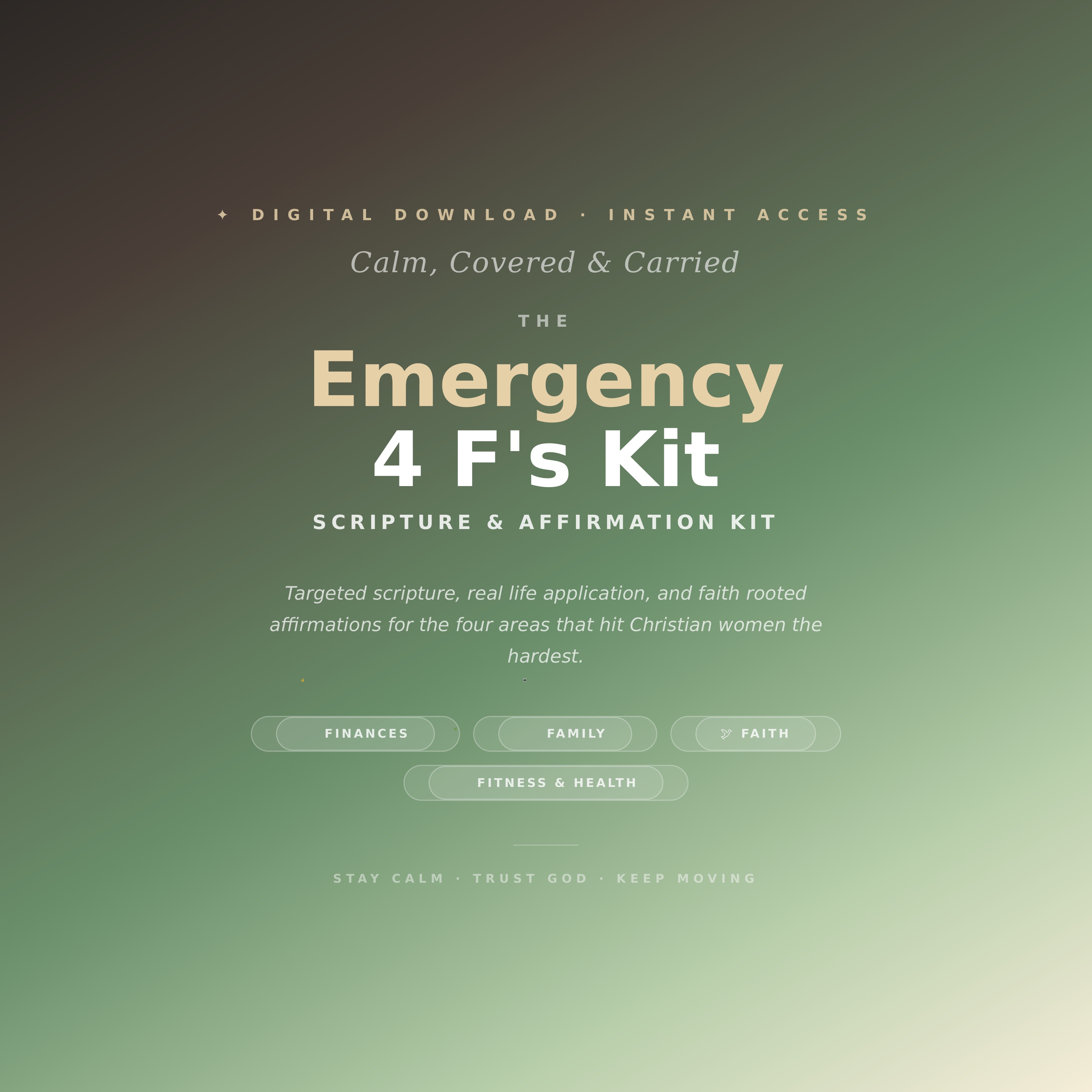The Emergency 4 F's Scripture & Affirmation Kit – Image 1