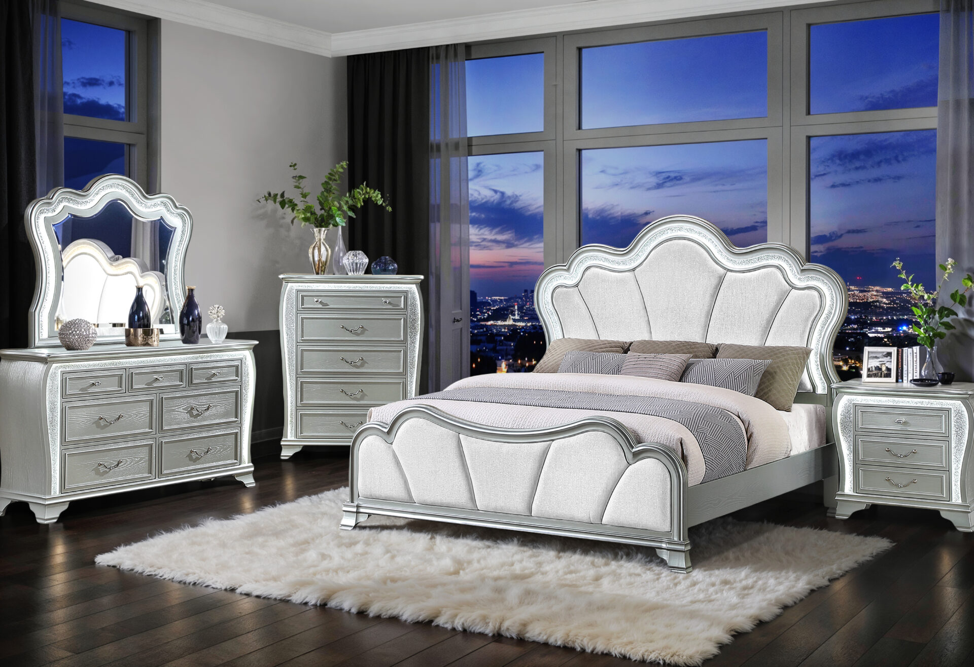 ARIA SILVER CHEST WITH LED – Image 4