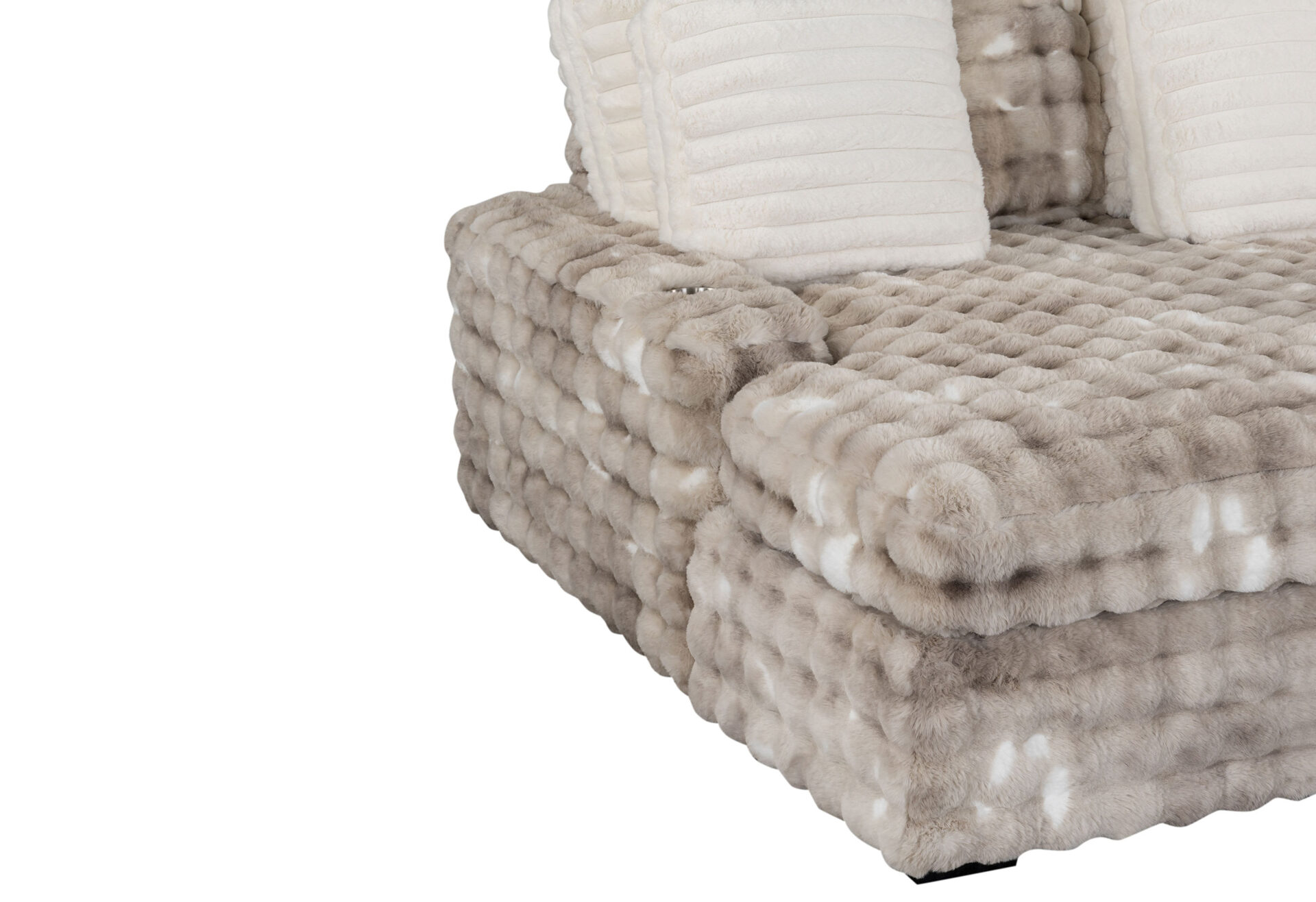U8292 GREY LOUNGER SOFA WITH USB – Image 4