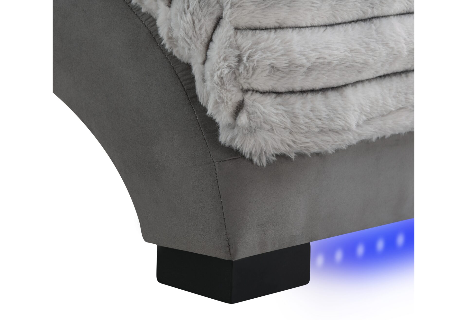 DOMINIC NICKEL/GREY 36 CHAISE WITH USB – Image 3