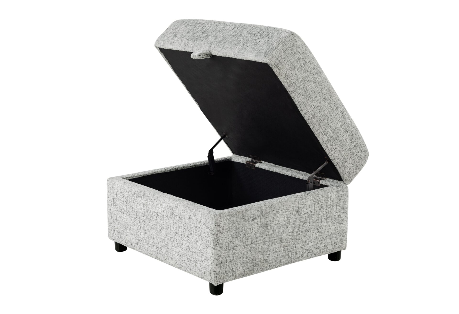 U9401 NICKEL SOFA BED OTTOMAN WITH STORAGE – Image 2