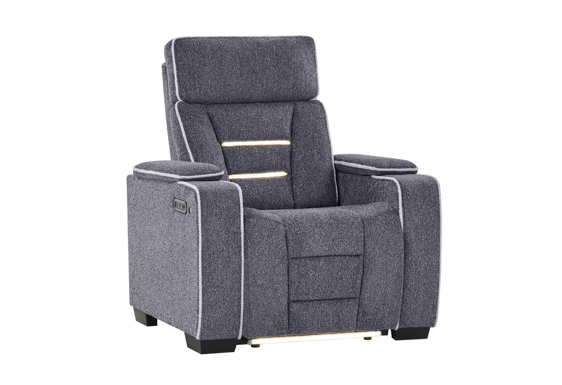 U1895 GREY P2 RECLINER WITH IS AND LED – Image 2