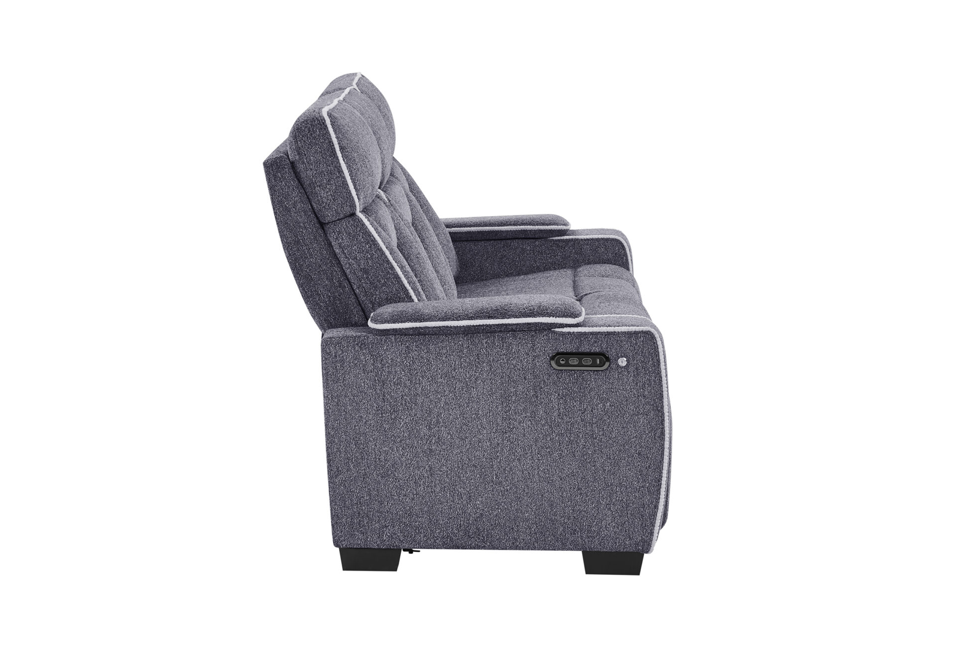 U1895 GREY P2 RECLINING SOFA WITH IS AND LED – Image 3