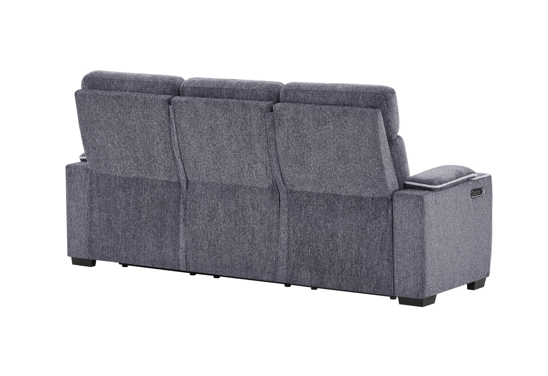 U1895 GREY P2 RECLINING SOFA WITH IS AND LED – Image 4