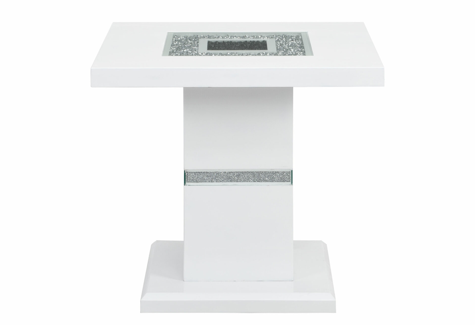 MONACO WHITE END TABLE – Image 1