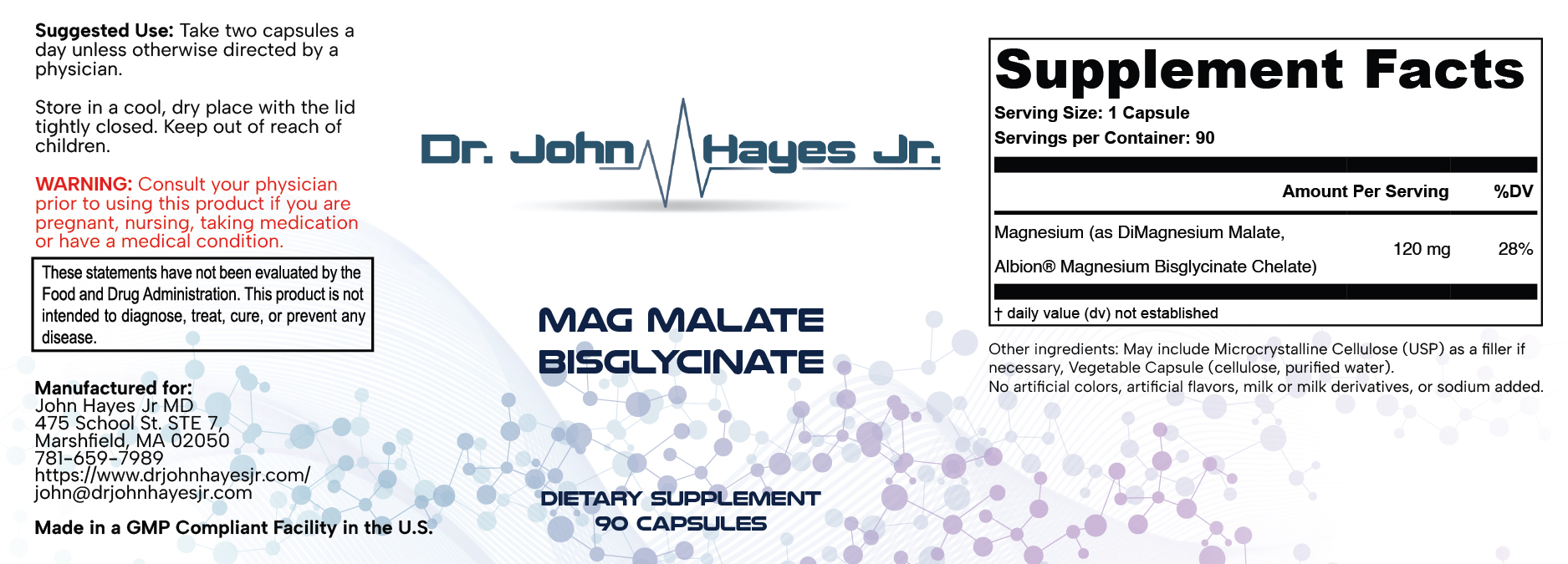  Magnesium Malate Bisglycinate 120 – Image 1