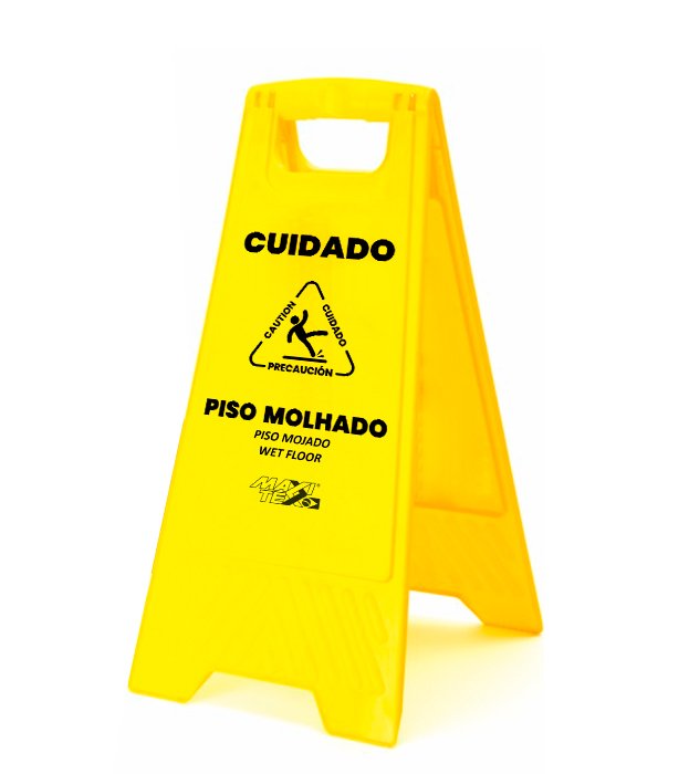 PLACA SINALIZADORA PISO MOLHADO – Piso Molhado