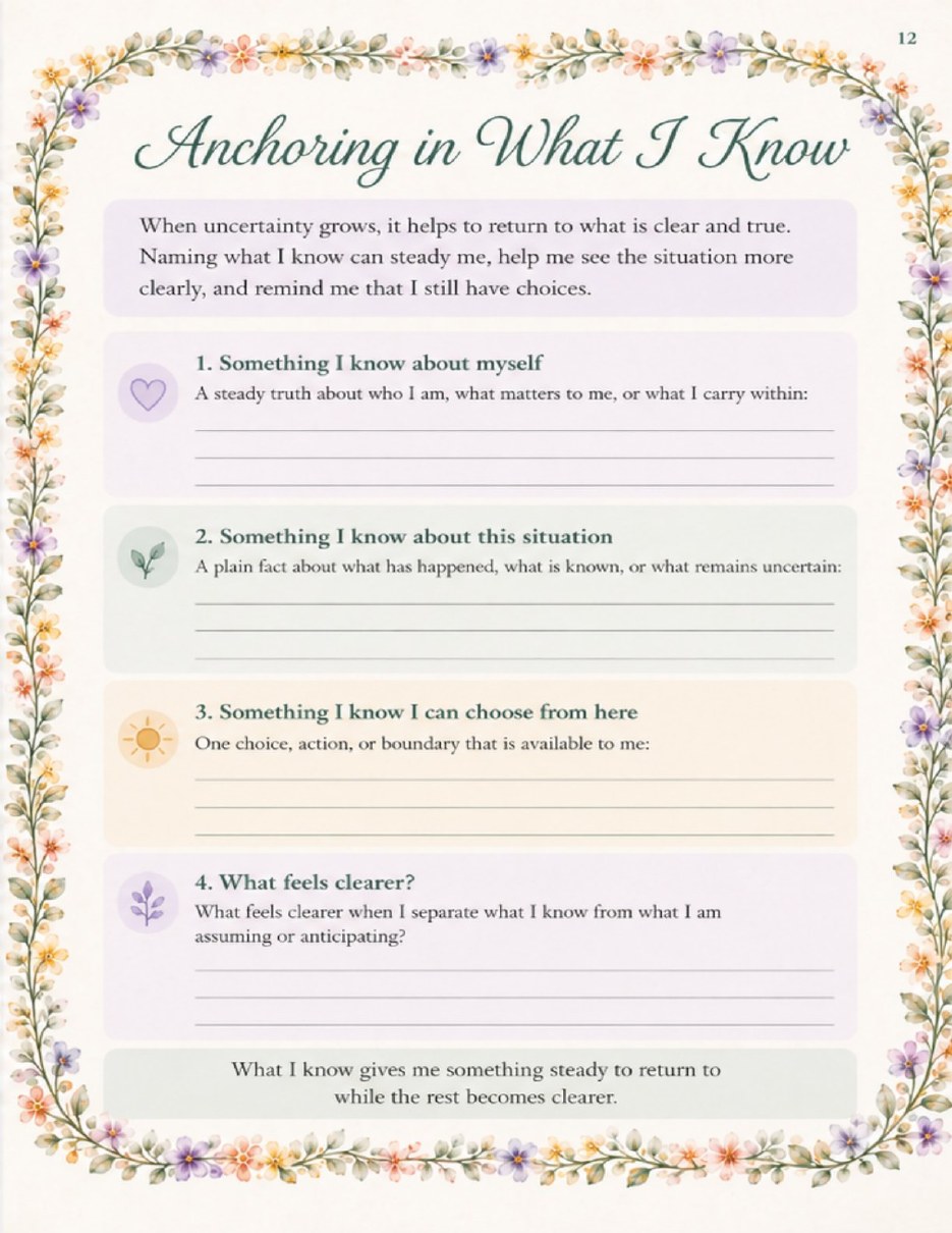 Safe and Grounded Workbook – Image 3