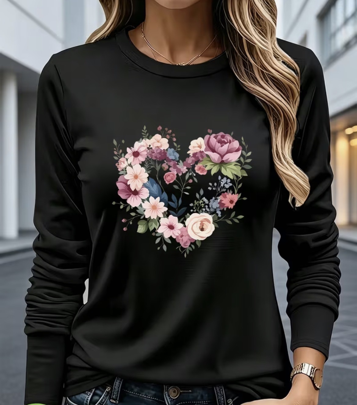 Long Sleeved T-Shirt for Women – Image 4