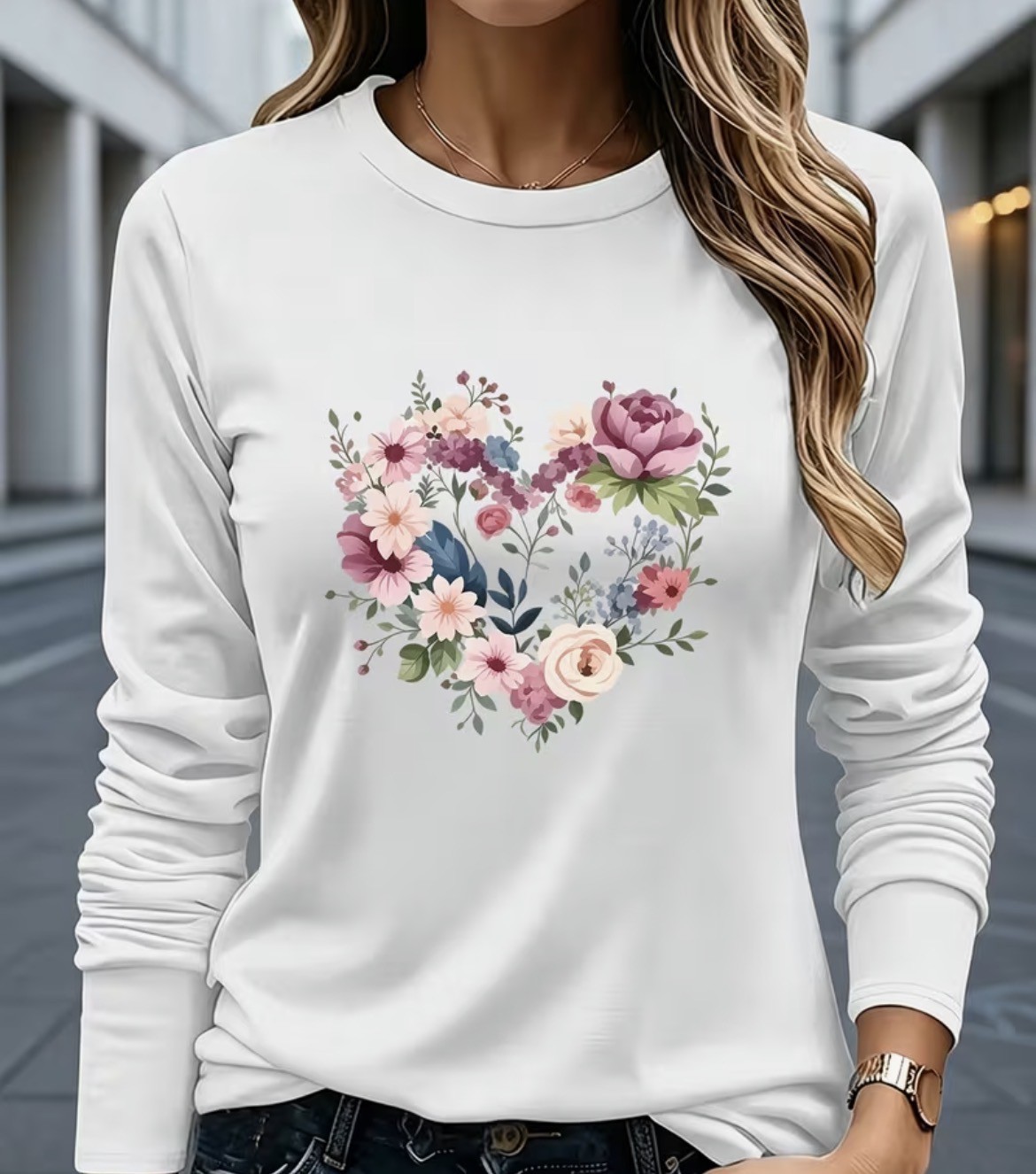 Long Sleeved T-Shirt for Women – Image 2