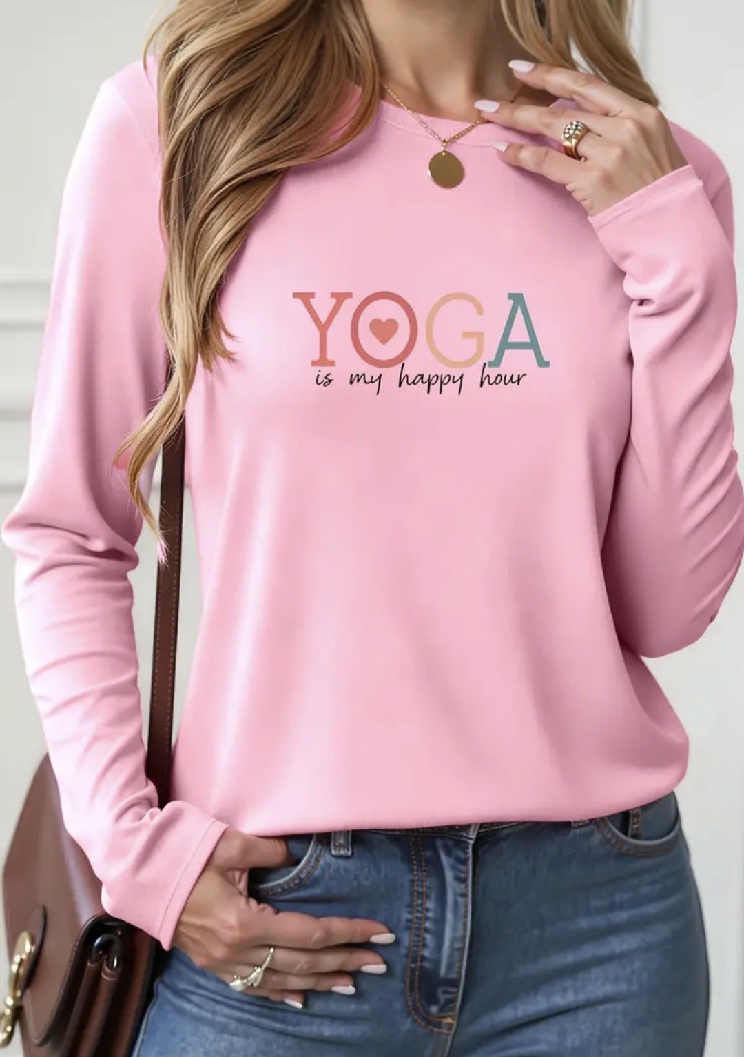 Casual Sports T-Shirt for Ladies (Long Sleeve) – Image 1