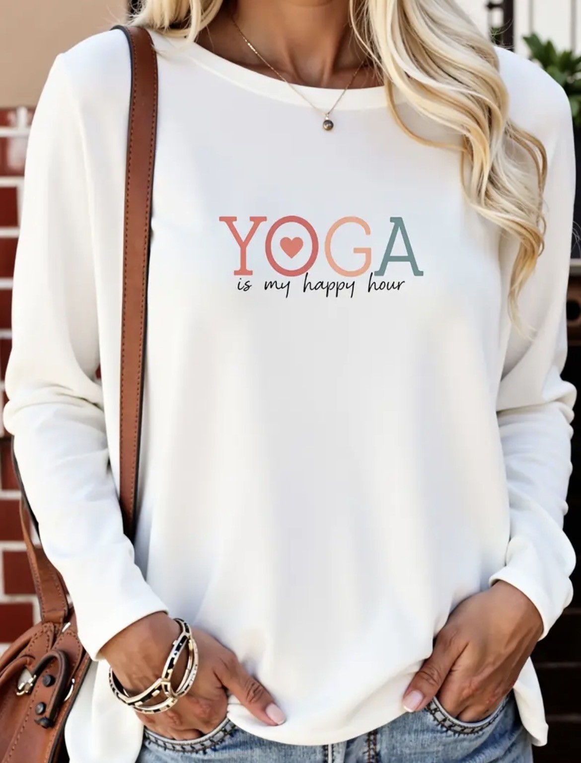 Casual Sports T-Shirt for Ladies (Long Sleeve) – Image 2