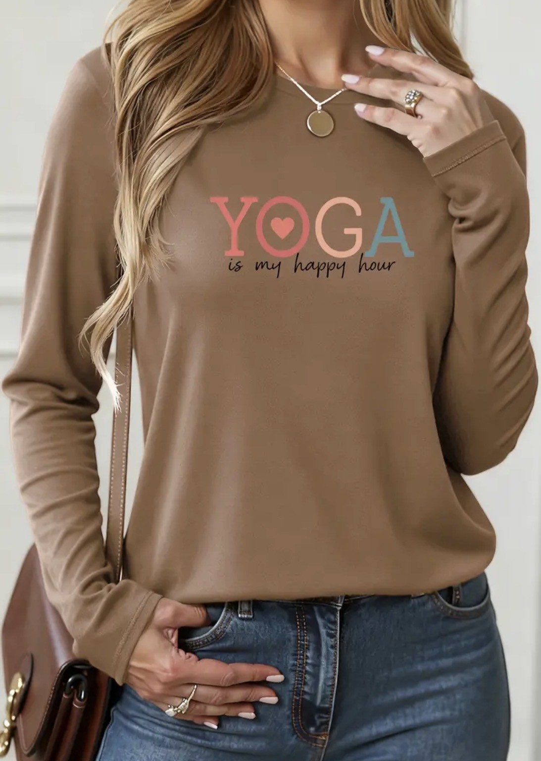 Casual Sports T-Shirt for Ladies (Long Sleeve) – Image 3