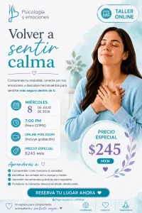 Taller: De la ansiedad a la calma – Image 1