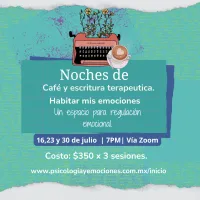 Noches de Café y Escritura Terapéutica 🌙✍️ Habitar mis emociones – Image 1