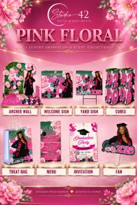 Pink Floral 9-pc. Bundle (DIGITAL DOWNLOAD) – Image 1