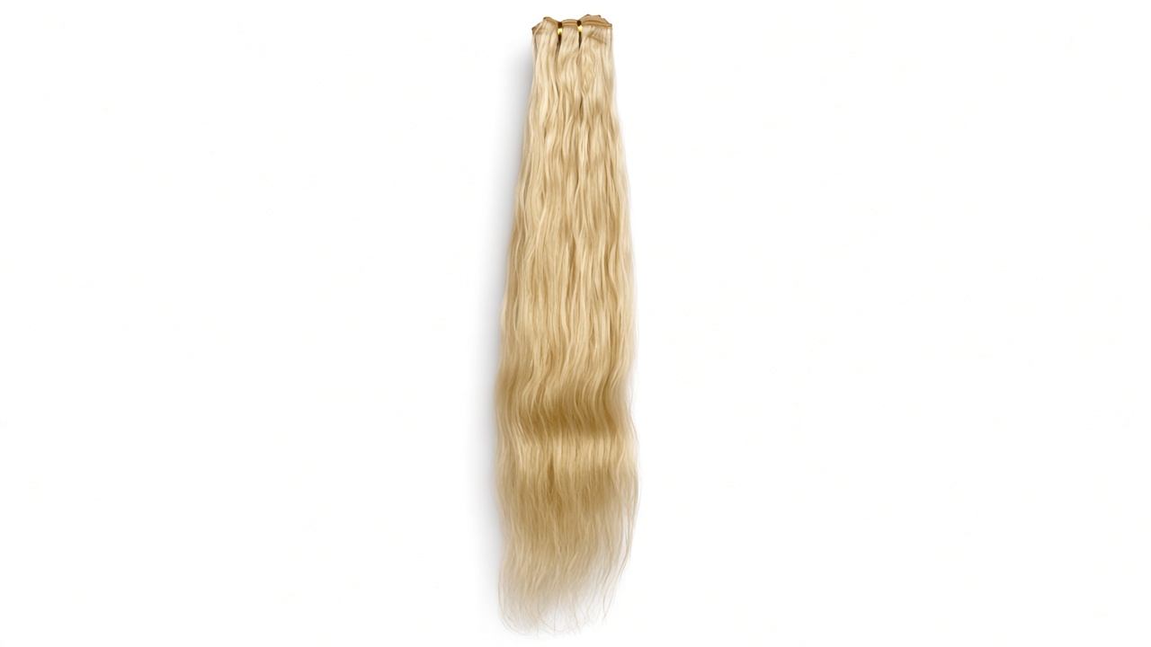Natural Hair Bundle – 12", #613 - Blonde, Natural Wavy
