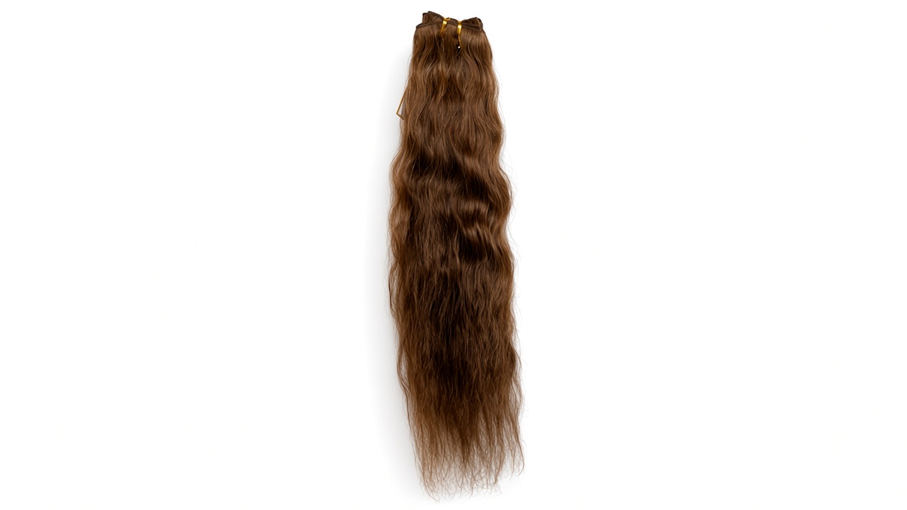 Natural Hair Bundle – 12", #4 - Medium Brown, Natural Wavy