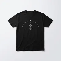 T-Shirt – Circassian Cultural – Black Arrows/Stars, M