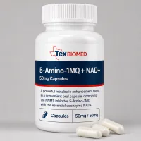 5-Amino-1MQ + NAD+ - 50mg Capsules – 50mg / 50mg