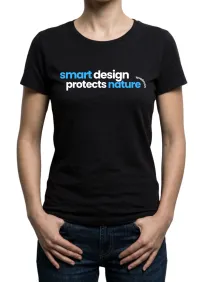 Smart Design Protects Nature Black T-Shirt #NOBESS – Image 1