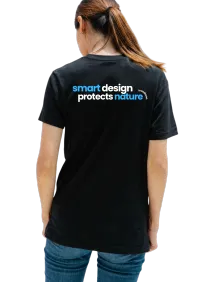  Smart Design Protects Nature White T : Unisex – Image 6