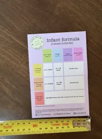 Infant Formula Storage Guidelines fridge magnet – Image 5